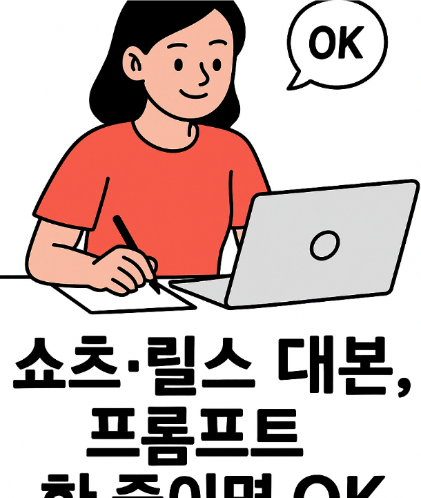 [프롬프트] AI로 유튜브 릴스 영상 기획서 쓰는 법 – GPT 프롬프트 8종 정리